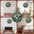 Resin Crafts Ocean Wave Tree Clock Wall Decor