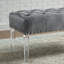 Banc rembourré en velours Macegan-624968139