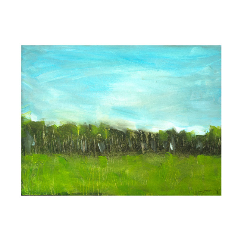 Tim Nyberg Door County Field 2 Canvas Art, 35" H x 47" W
