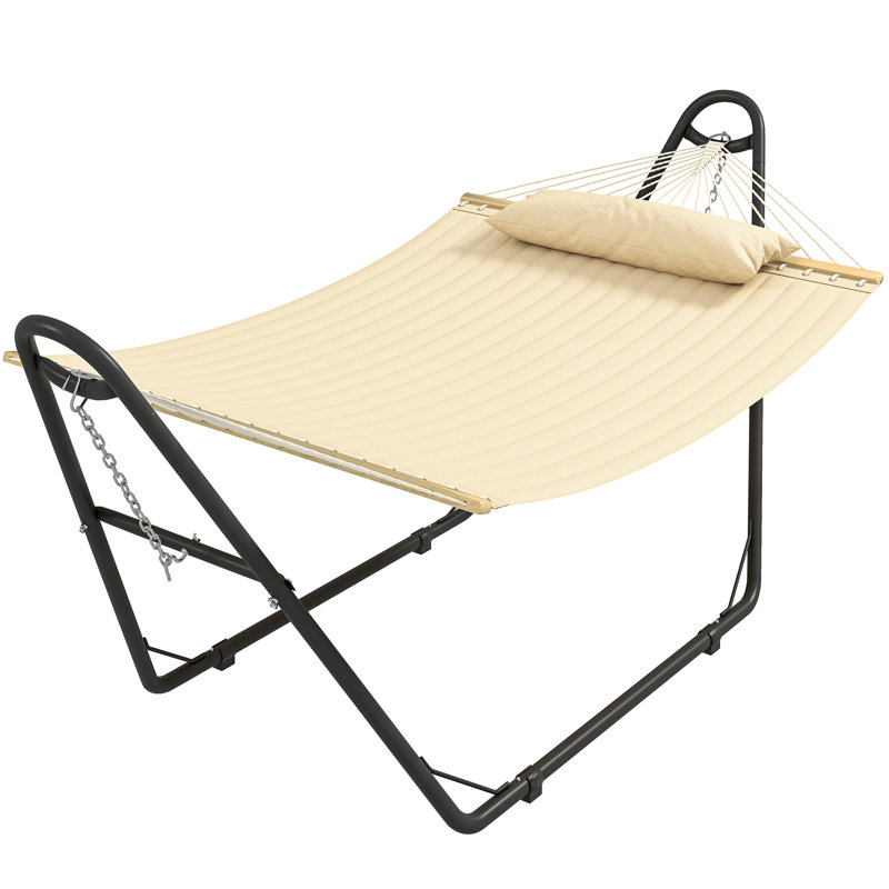 Balancelle hamac avec support, Beige