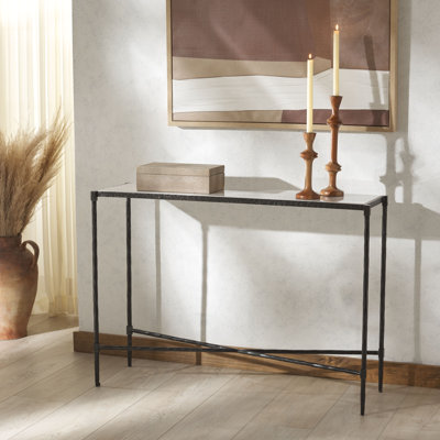 Alderman 42.1'' Marble Top Console Table