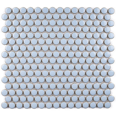 Carrelage mural en porcelaine lustré 12,41 po x 11,46 po Porcetile