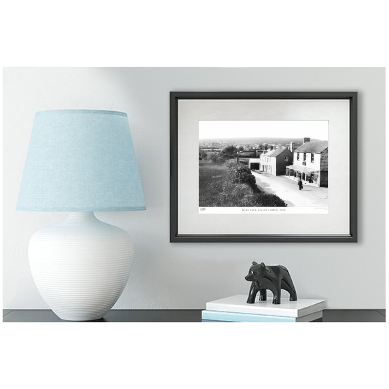 Mary Tavy, Elliots Hotel 1908 by Francis Frith - Single Picture Frame Print, 28cm H x 36cm W x 2.3cm D