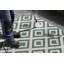Malta flat-weave rug in green/cream-25281457