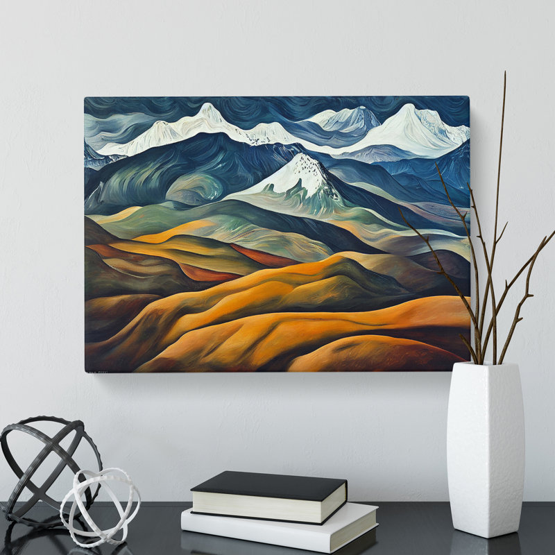 Iconic Mountain Landscape - Wrapped Canvas, 35cm H x 50cm W x 3cm D