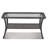 Patio Rattan Wicker Coffee Table with Tempered Glass Top and 2-Tier Storage Outdoor Table for Deck Porch Balcony Garden-94229435