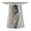 Table basse circulaire avec pieds réglables