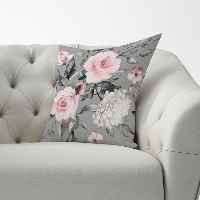 Burkart Floral Square Cushion