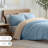 Vellux Solid Jersey Knit Comforter Set,Cotton Blend, Ultra Soft, Lightweight, 108x94-104281733-104281734