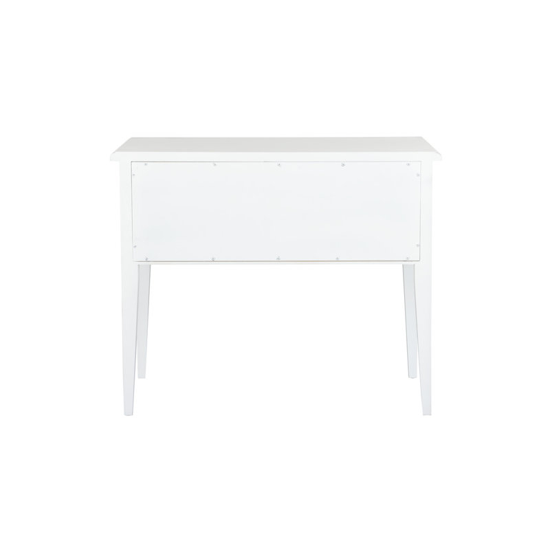 The Sensual Side of Sleek 2 - Drawer Solid Wood Nightstand, White