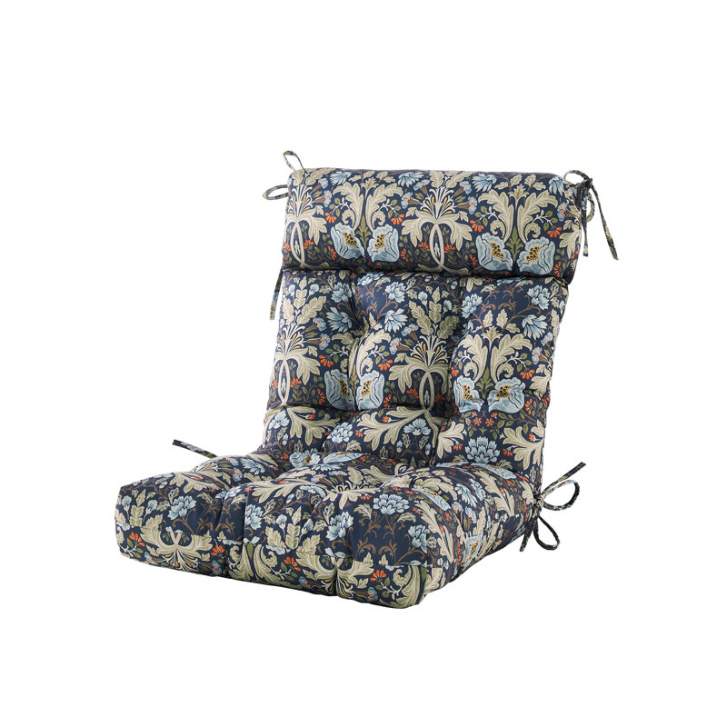 Outdoor 4'' Seat / Back Cushion, Stone Blue