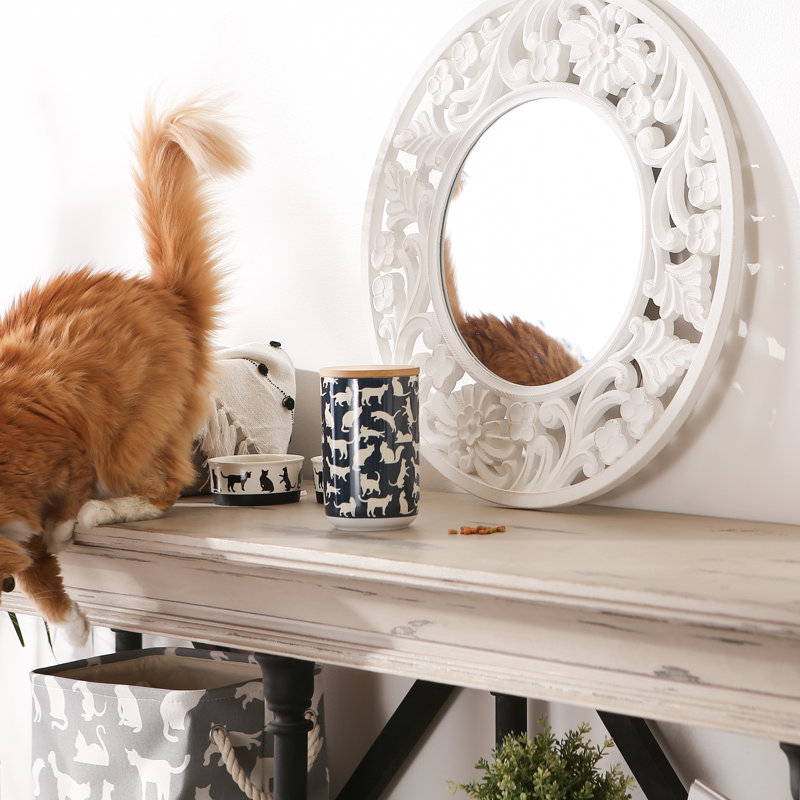 Chats en céramique Chats Meow Pot à friandises pour animaux, Marine