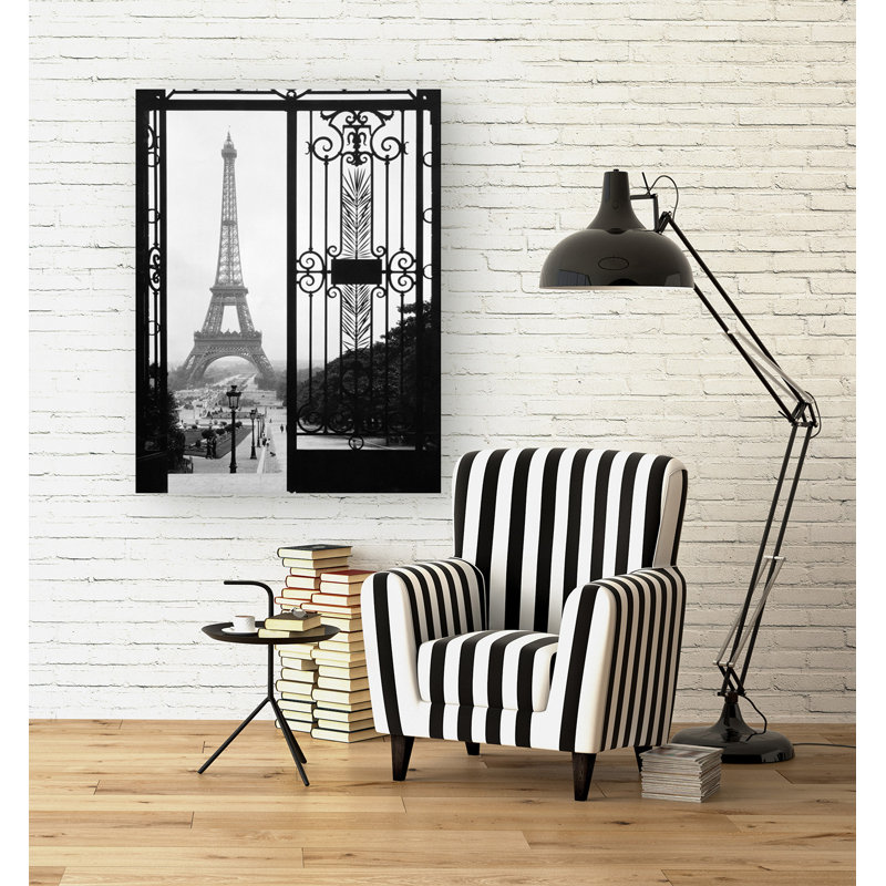 Eiffel Tower From The Trocadero Palace, Paris - Wrapped Canvas Print, 70cm H x 50cm W x 4cm D