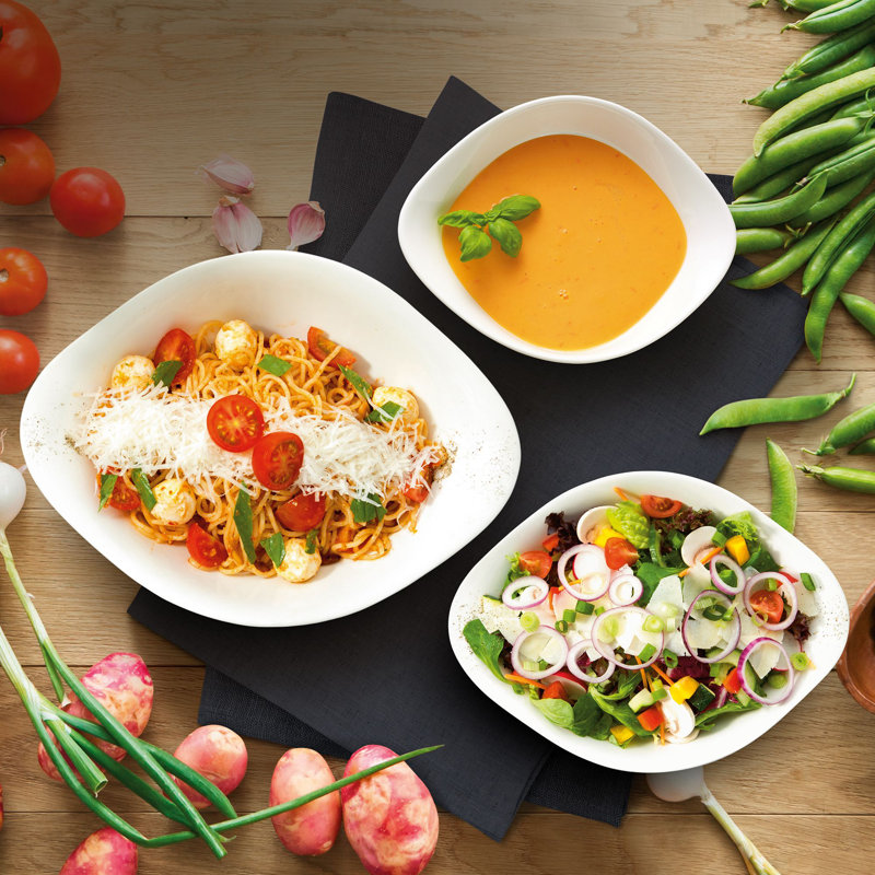 Villeroy & Boch Vapiano 6 Piece Pasta / Salad / Soup Bowl Set