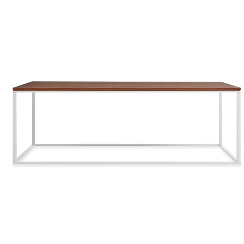 Minimalista Coffee Table, White, 13" H x 60" W x 29" D