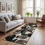 Tapis en jute à motif géométrique facile à nettoyer-129445156-129934616