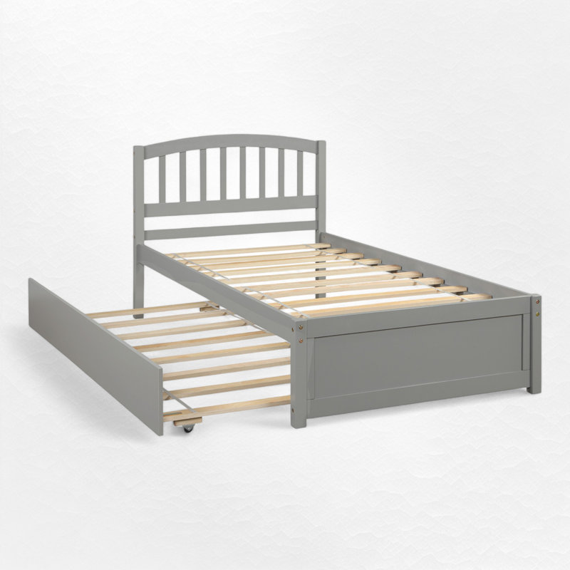 Gainesville Platform Bed, Gray