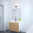 Leyat Modern Rectangle Metal Frame Wall Mirror for Bathroom-1133631091-1133631092