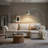 Olivia 75" Modern Industrial LED Arc Floor Lamp with Silver Chrome Finish, White Marble Base, and Metal Bowl Shade, Bulb Included-89267741-89267732