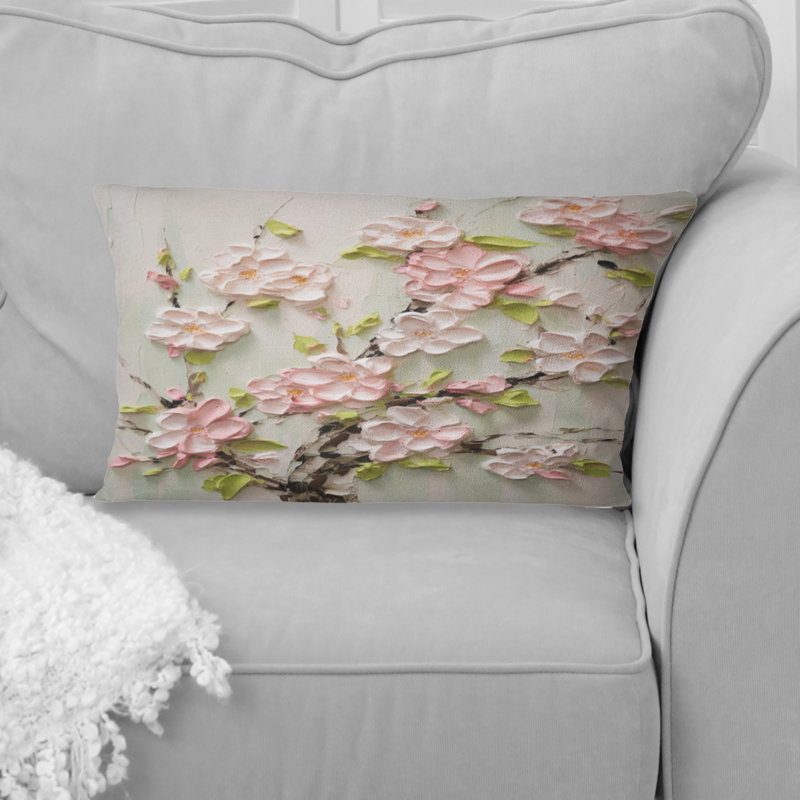 Coussin décoratif Apple Blossom Impasto I