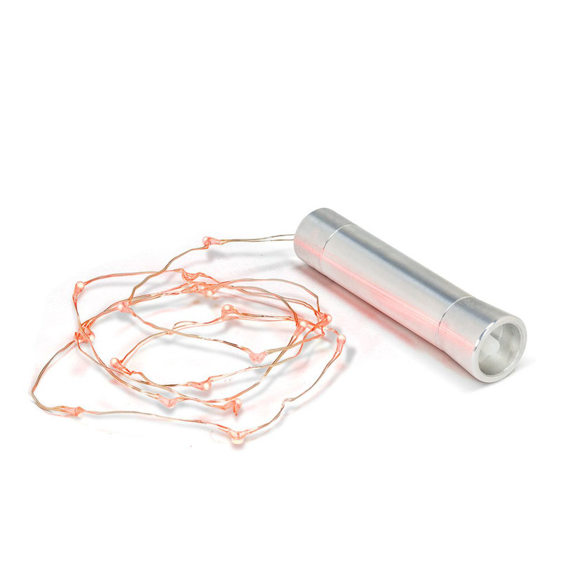 Bouteille de chaîne avec 20 lumières DEL