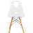 Dubuque Dining Side Chair with Metal Eiffel Base Design and Beech Wood Legs-31792414-128769423