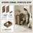 Burkhart Traditional 47.2" 6 Drawer Dresser With Sculted Base-1315391821