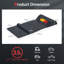 Wheel Stopper W/warning Strip Rubber Draught Excluder