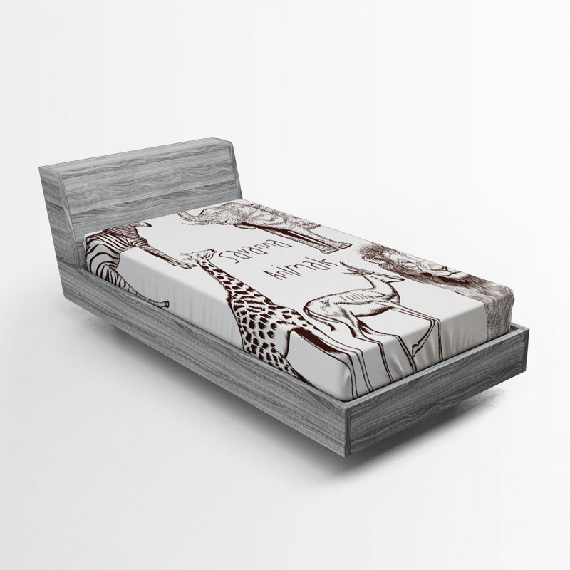 Drap-housse en microfibre Safari, Simple TG