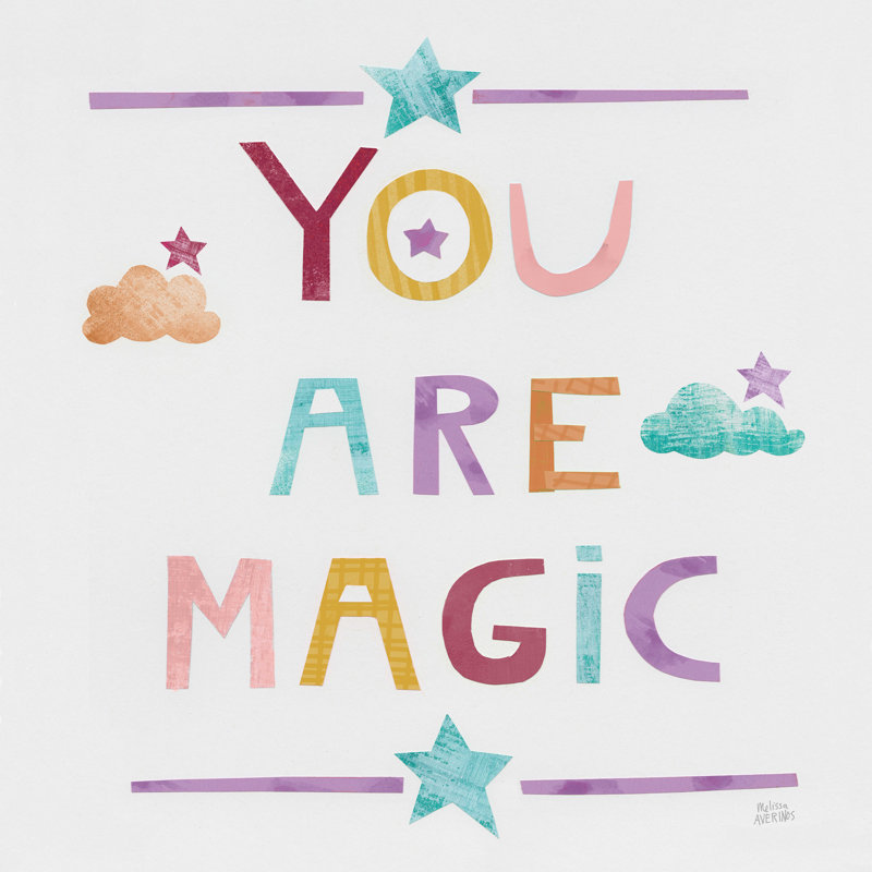 Unicorn Magic V Sq Clouds foncé, H 20 po x l 20 po, Oui, Cadre simple érable érable