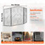 3 Panel Iron Fireplace Screen