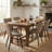 Heitger Tufted Wing Back Side Chair, Faux Leather Upholstered Dining Chair with Metal Legs-1356984077