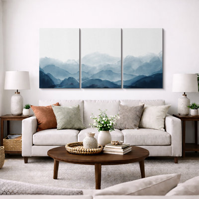 Pictures, Framed Canvas Giclee Print 3 Pieces Wall Art