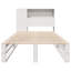 Bookcase Bed Without Mattress Solid Wood-753810284-753810274