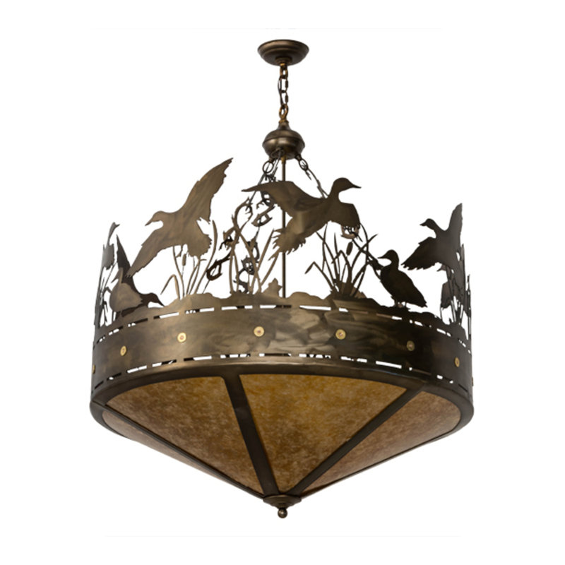 4 - Light Pendant, 49" H x 36" W x 36" D