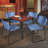 Kee Square Breakroom Table Top, 4 Zeng Stack Chairs-253005528-253005524-254141152