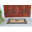 Tapis de porte en fibre de coco monogrammé l 30 po x L 48 po Butters-1308218578