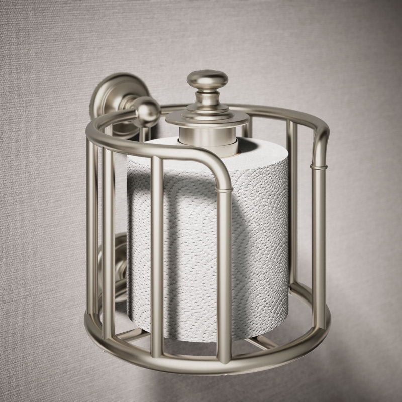 Artifacts® Toilet Tissue Carriage, Vibrant Brushed Nickel