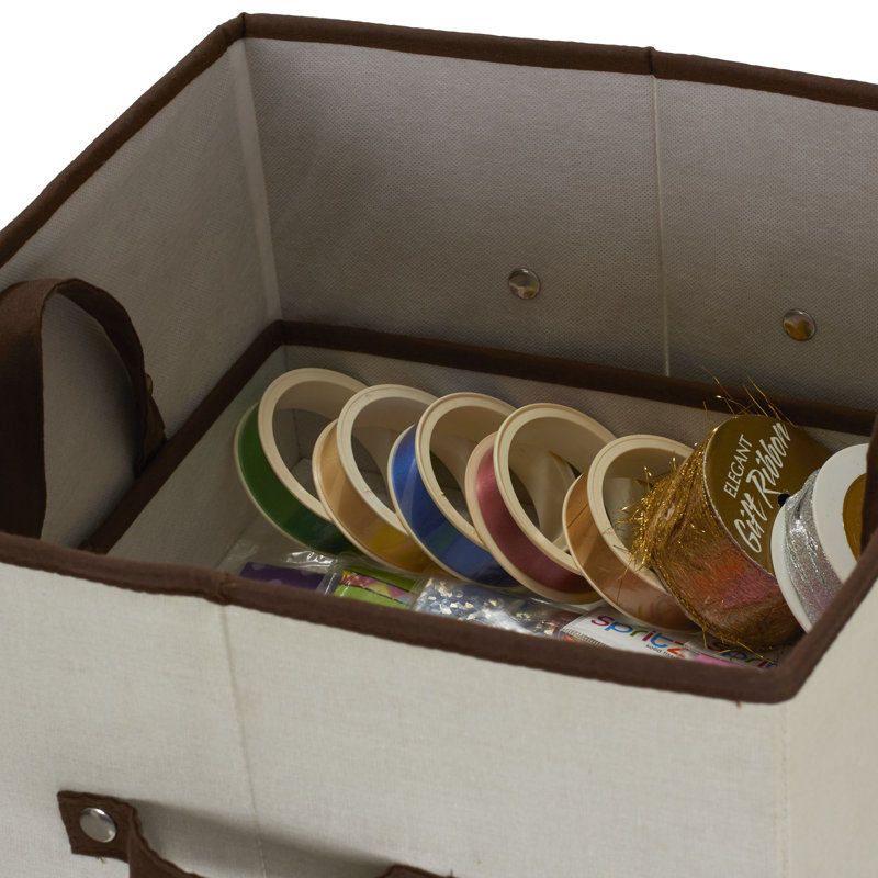 Messaline Paper Gift Wrap Storage with Lift-Out Ribbon Tray