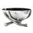 Arthur Court Designs Antler Aluminum Fruit Bowl