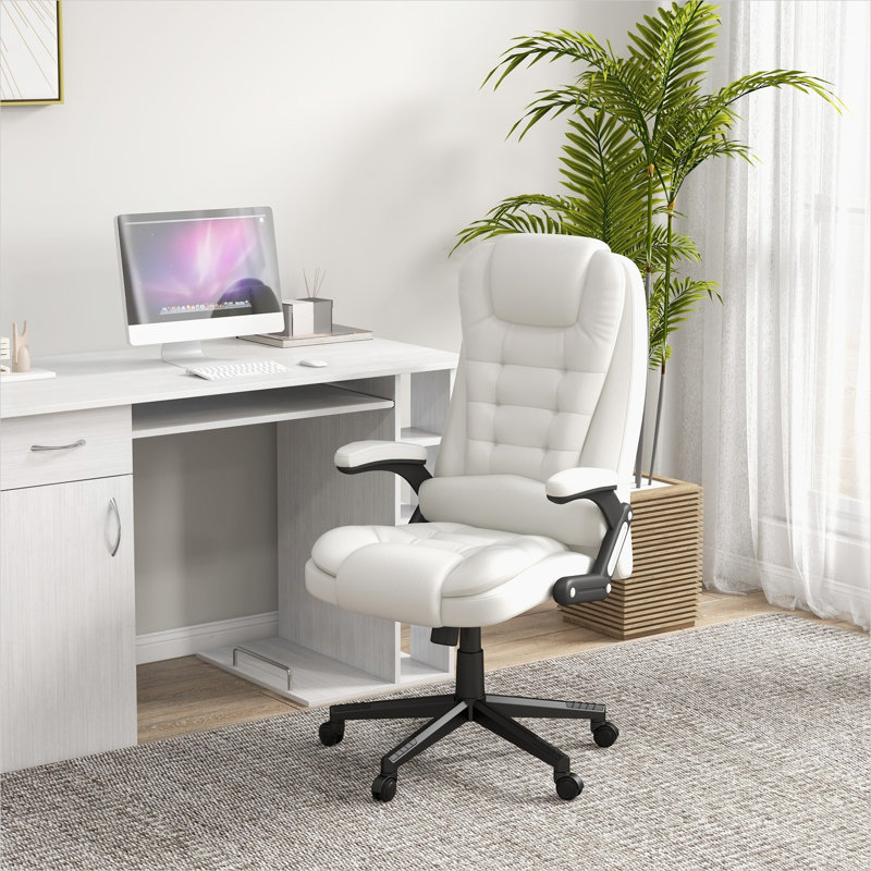 Fauteuil de direction chauffant Crisp White