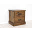 Broussard 50cm W Solid Wood Bedside Table