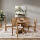 Vienna 55" Reclaimed Pine Round Dining Table