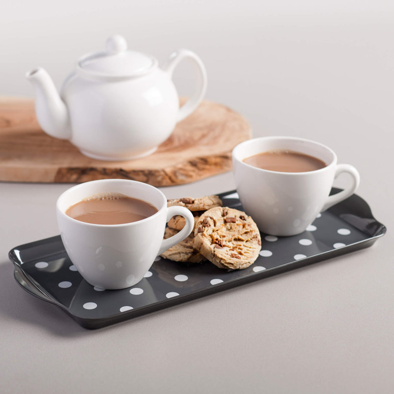 Melamine Sandwich Serving Tray, Dark Grey