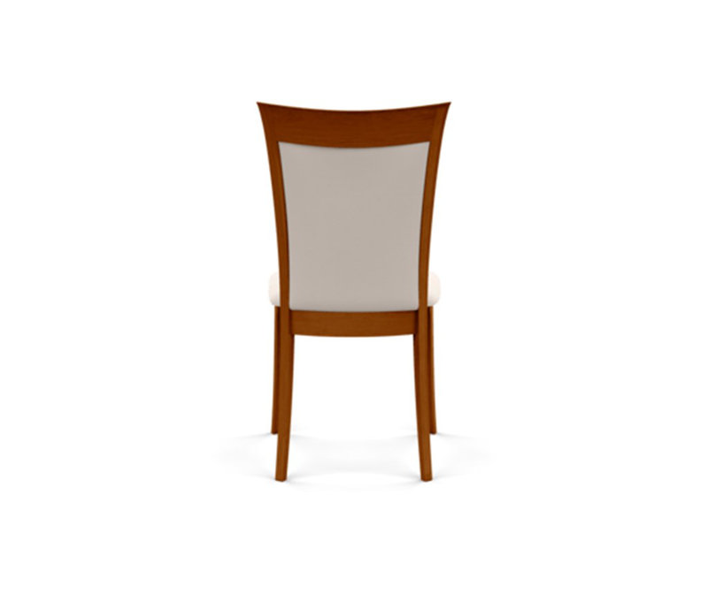 Morgan Leather Dining Chair, White, Autumn Cherry