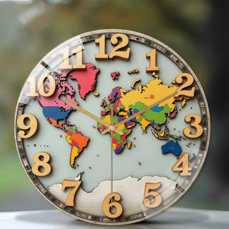 Horloge murale 12 po