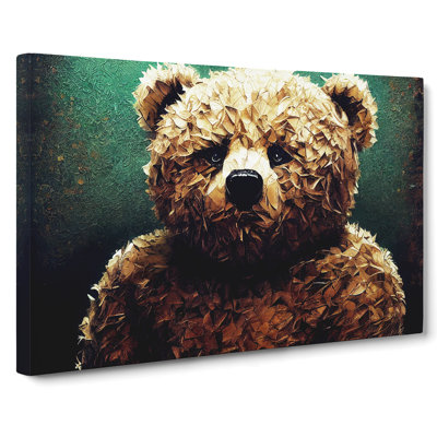 Glorious Teddy Bear - Wrapped Canvas