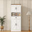 Armoire garde-manger de 67 po de hauteur avec tiroir, petite armoire de rangement pour cuisine