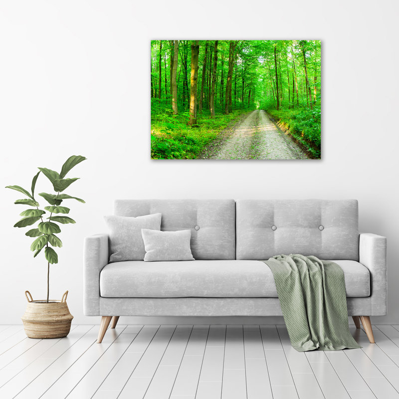 Trees In The Forest - Wrapped Canvas Print
