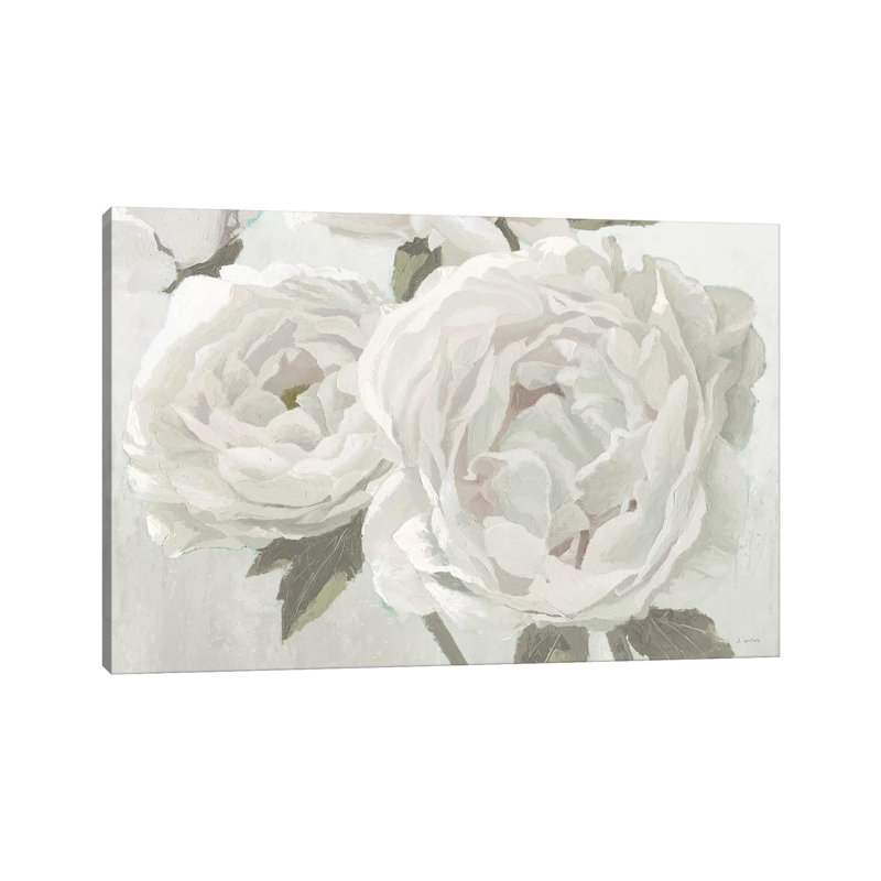 Essence Of June II Neutral by James Wiens - Wrapped Canvas Painting, 20.32 cm H x 30.48 cm W